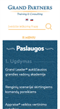 Mobile Screenshot of grandpartners.lt